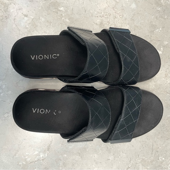Vionic Women's Sandals Size 9.5 Brandi Platform Like New - Picture 15 of 16